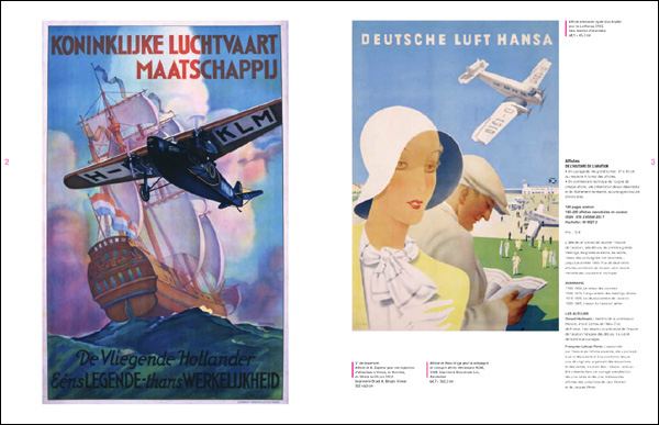 Affiches de l'histoire de l'aviation pages 2-3