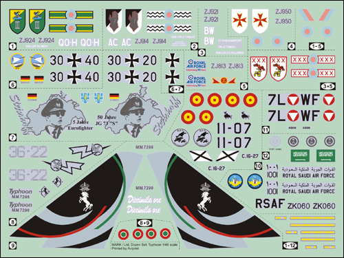 Eurofighter decals