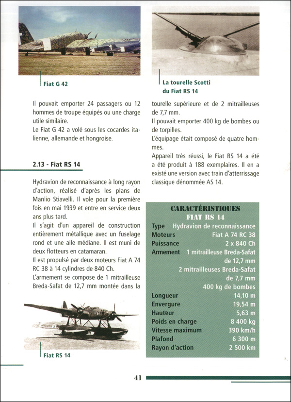 Les avions de l'Axe 1939-1945