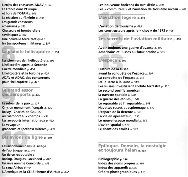 Histoire de l'aviation - Sommaire 2