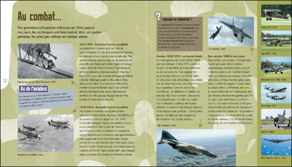 Les avions (Livre + DVD) pages 32-33