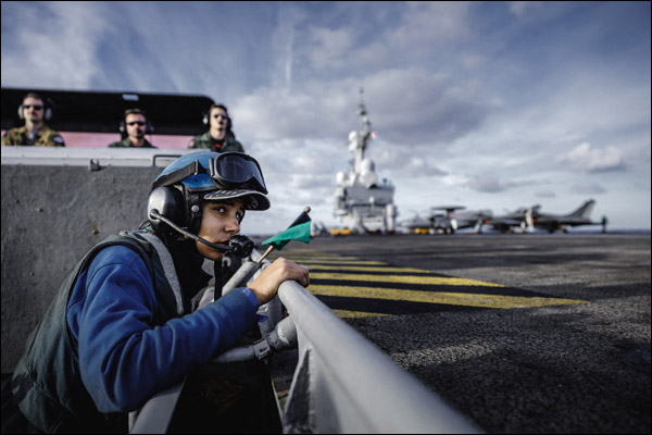 À bord du Charles De Gaulle