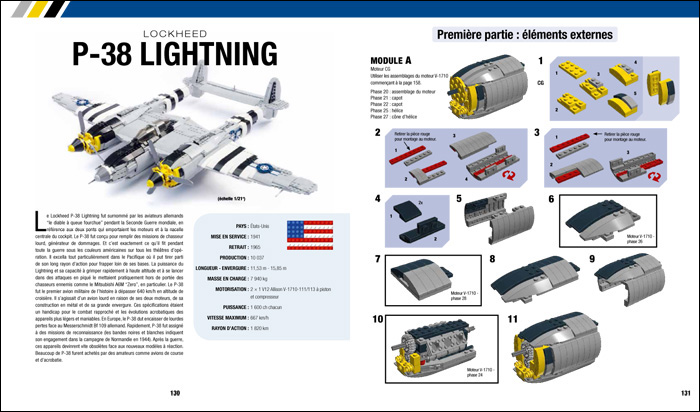 Construire ses avions en Lego