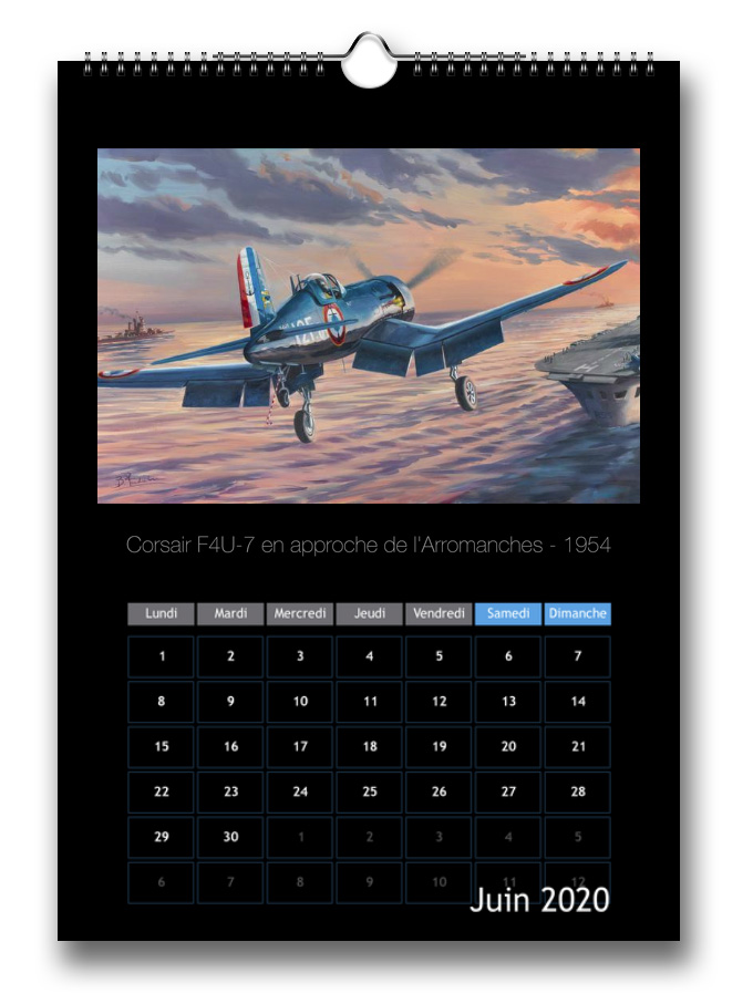 Calendrier aviation 2020